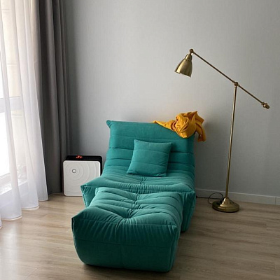 Пуф для ног к креслу: отзыв о эргономике. Фото и оценка 5/5.